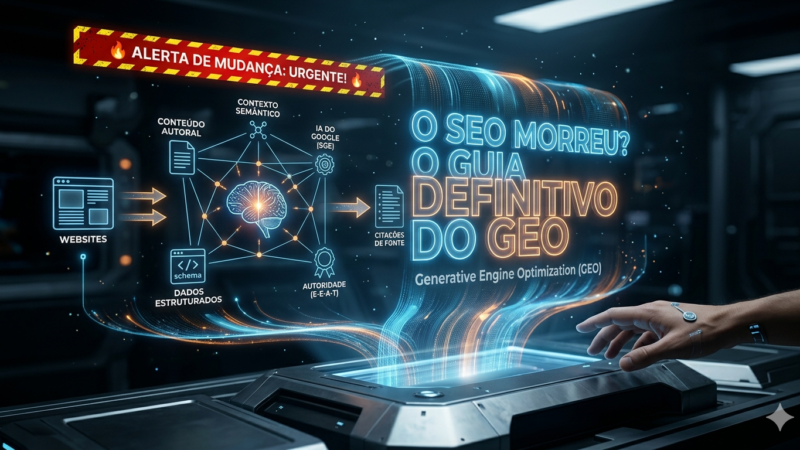 O SEO Morreu? A Nova Regra do GEO que Está Derrubando Sites Gigantes