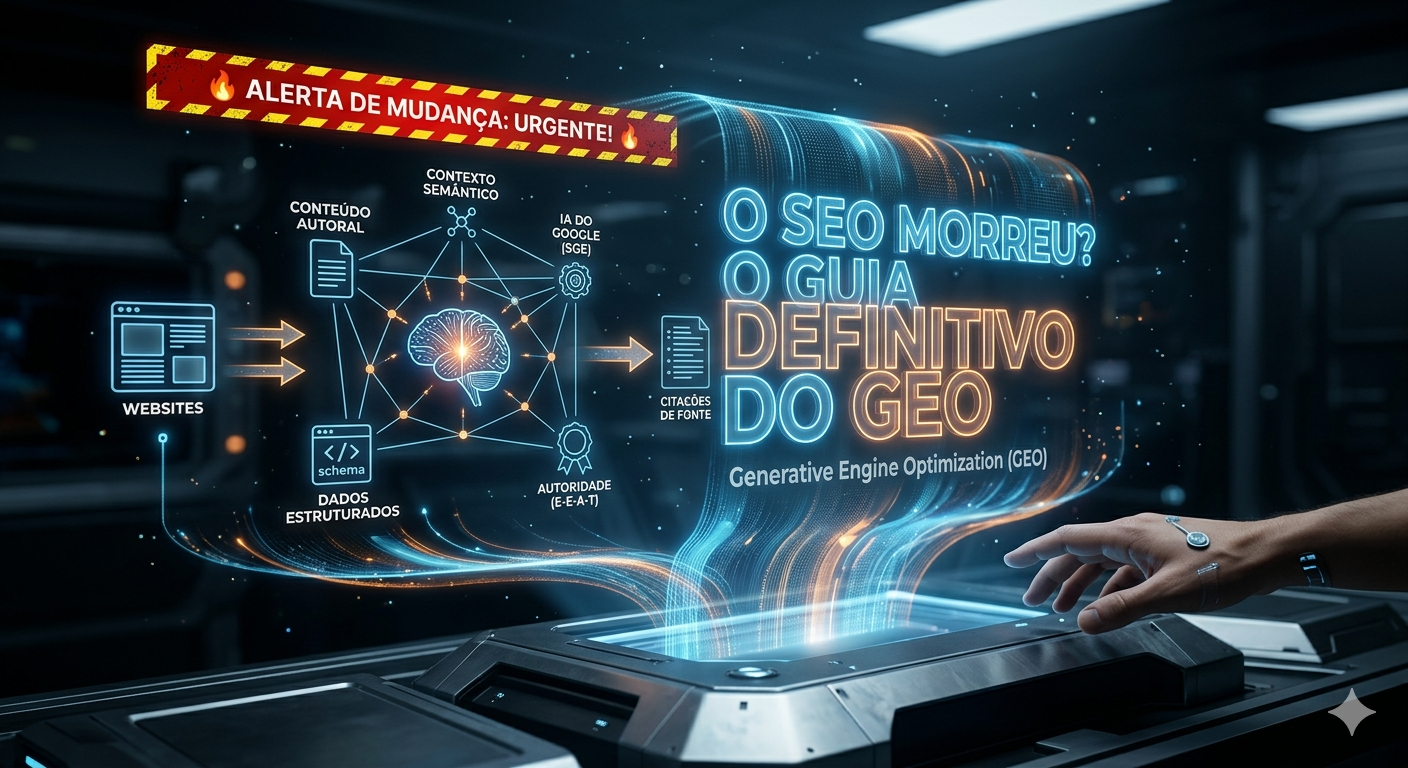 O SEO Morreu? A Nova Regra do GEO que Está Derrubando Sites Gigantes