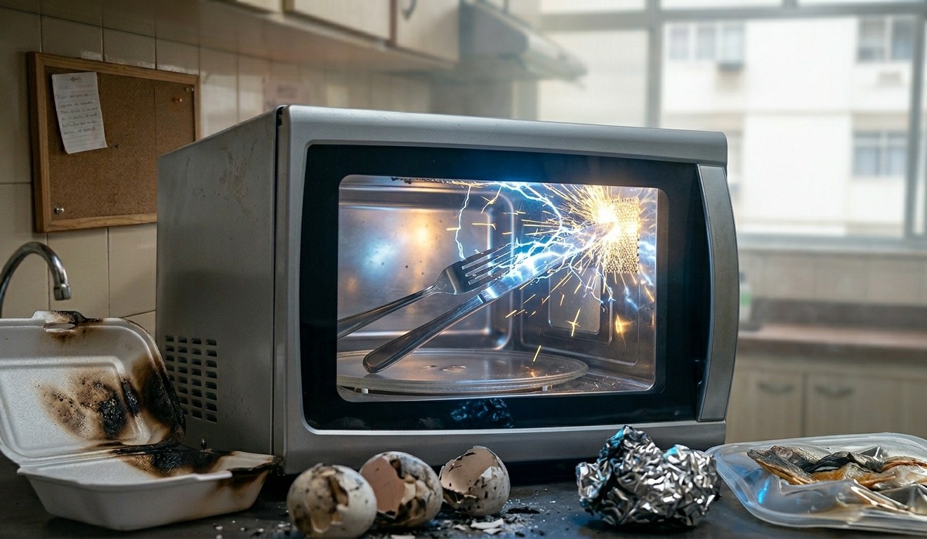 6 itens comuns que podem destruir seu micro-ondas sem voc&ecirc; perceber