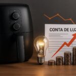 Regra dos 10 cm: o erro na air fryer que faz a conta de luz disparar