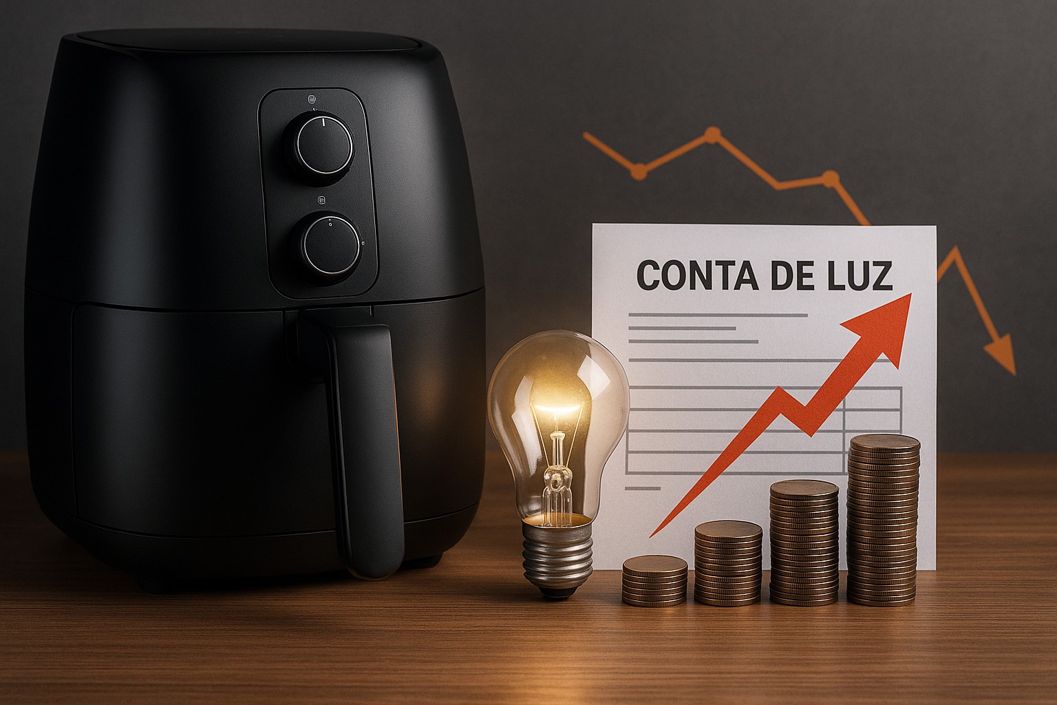 Regra dos 10 cm: o erro na air fryer que faz a conta de luz disparar