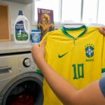 6 dicas para lavar a camisa do Brasil na m&aacute;quina sem desbotar
