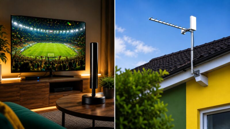 &Eacute; possivel ver a Copa com antena digital de arame?
