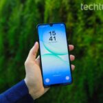 Tela de bloqueio Galaxy A17 (com marca) — Foto: Julia Rabaça/TechTudo