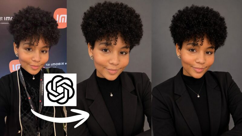 Como transformar selfie em foto profissional com o ChatGPT Images