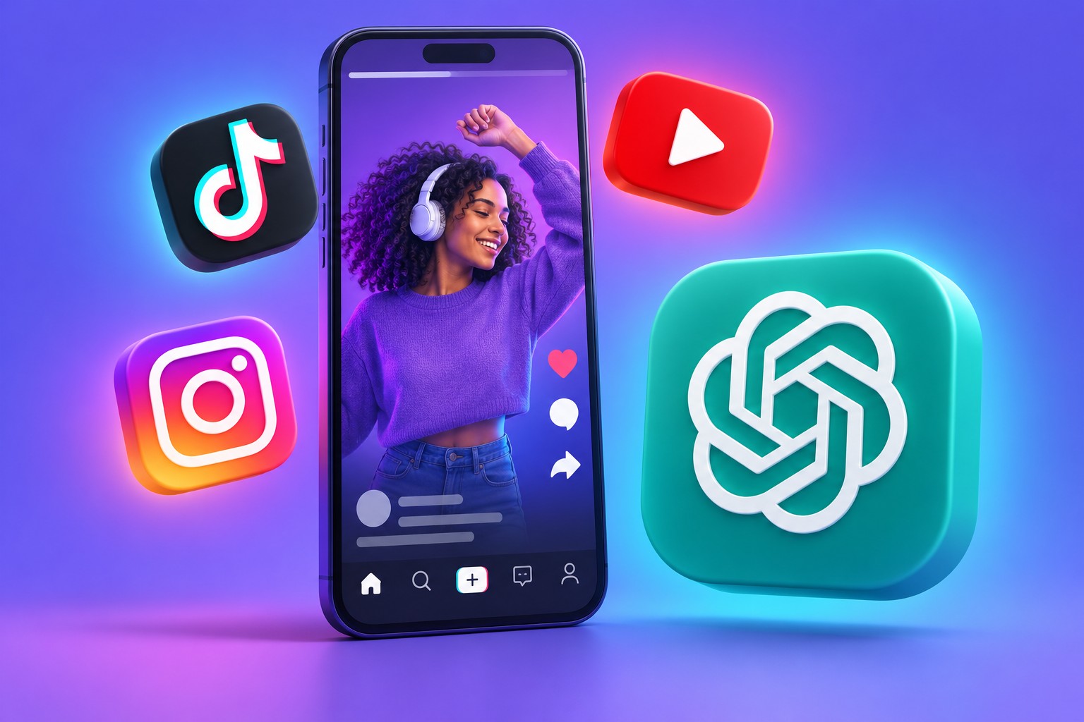 10 prompts para criar conte&uacute;dos virais com o ChatGPT (TikTok, Reels e YouTube)