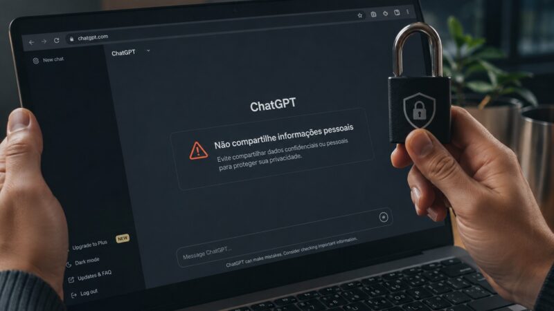 10 coisas que voc&ecirc; nunca deve digitar no ChatGPT para sua seguran&ccedil;a