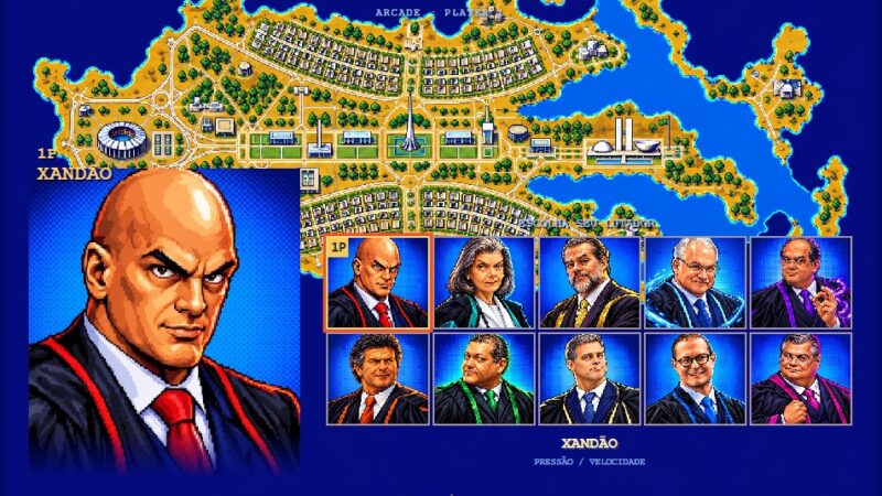 Julgamento do STF vira game de luta com ministros; confira como jogar