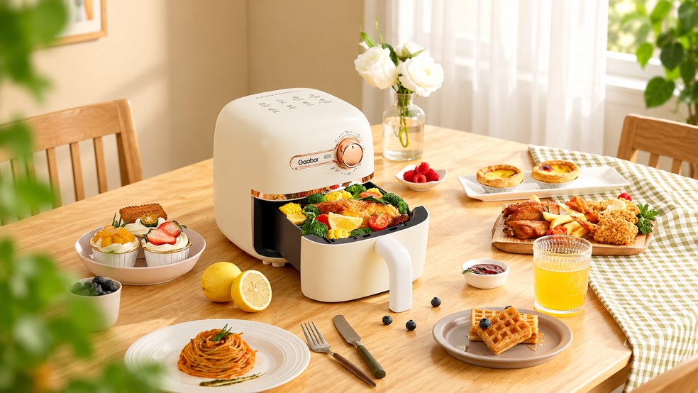 Compacta e silenciosa, essa air fryer custa menos de R$ 150